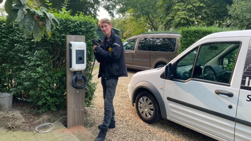 laadpaal installatie oprit
